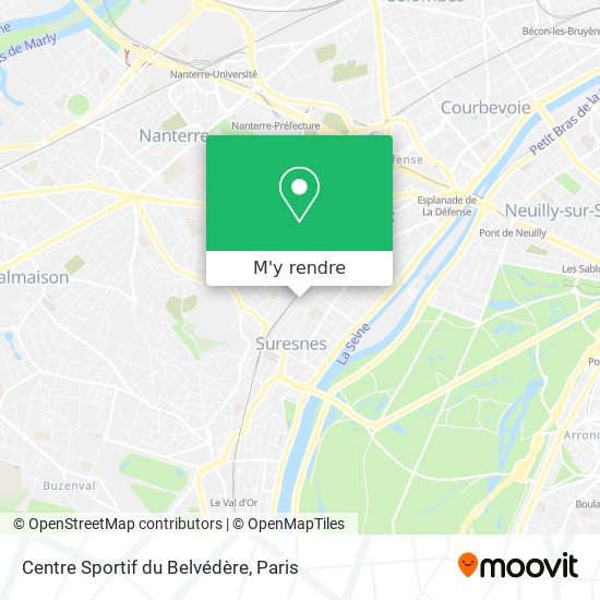 Centre Sportif du Belvédère plan