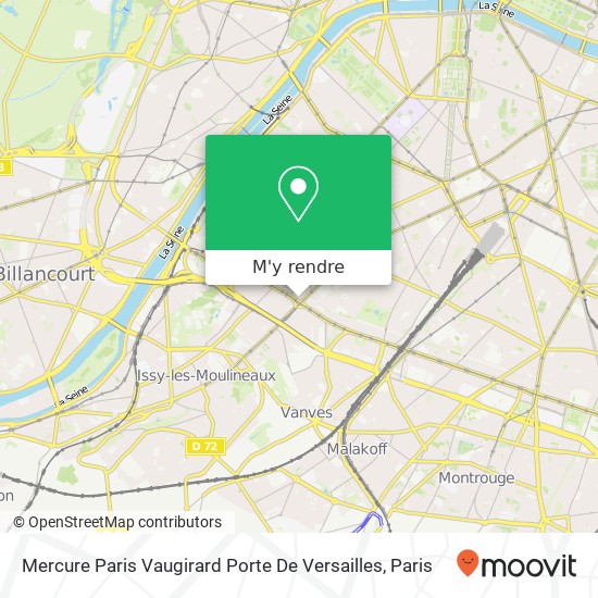 Mercure Paris Vaugirard Porte De Versailles plan