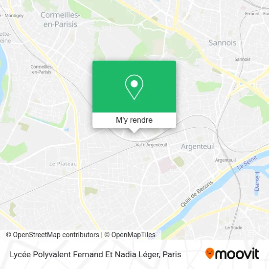 Lycée Polyvalent Fernand Et Nadia Léger plan