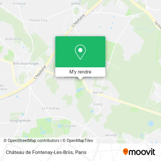 Château de Fontenay-Les-Briis plan