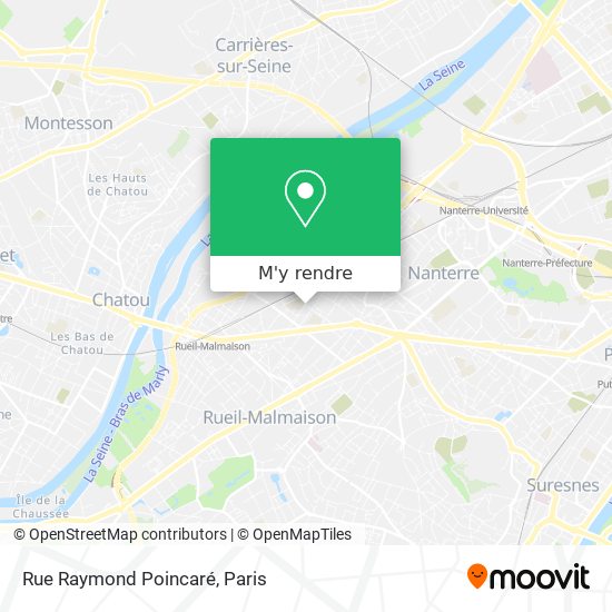 Rue Raymond Poincaré plan