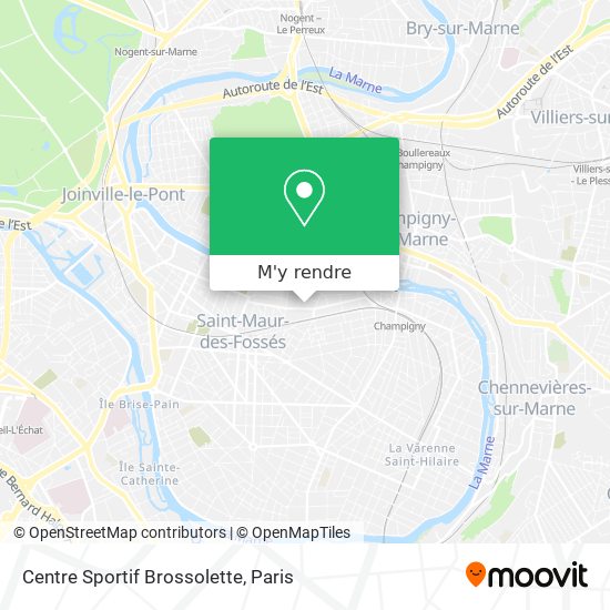 Centre Sportif Brossolette plan