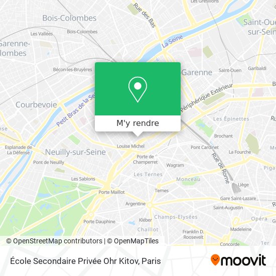 École Secondaire Privée Ohr Kitov plan