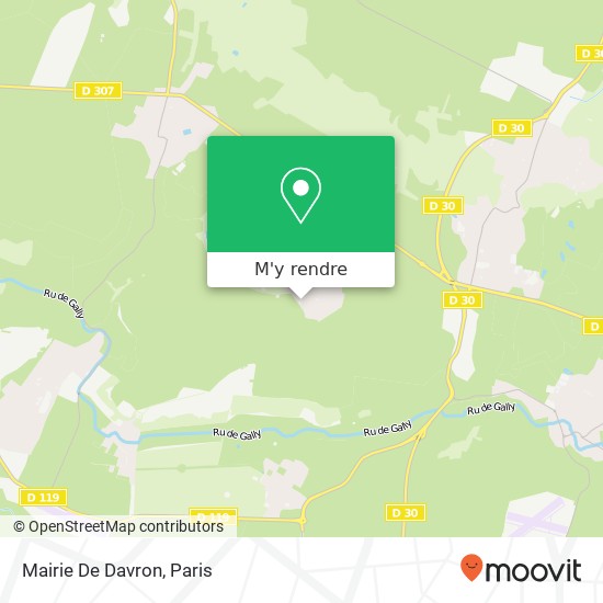 Mairie De Davron plan