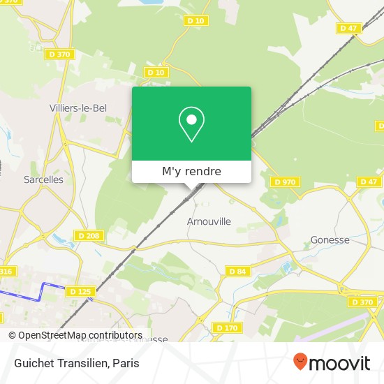 Guichet Transilien plan