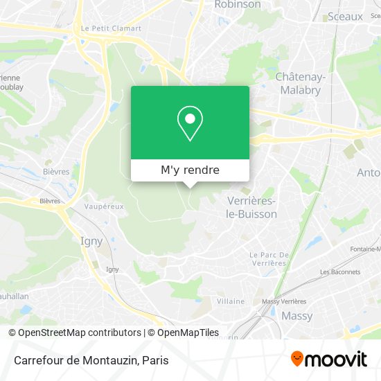 Carrefour de Montauzin plan