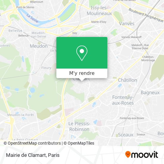 Mairie de Clamart plan