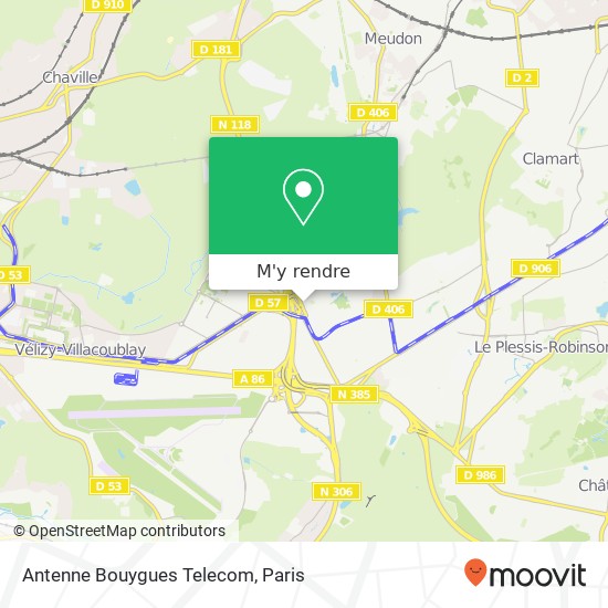 Antenne Bouygues Telecom plan