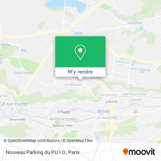 Nouveau Parking du P.U.I.O. plan