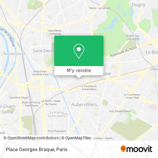Place Georges Braque plan