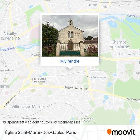 Église Saint-Martin-Des-Gaules plan