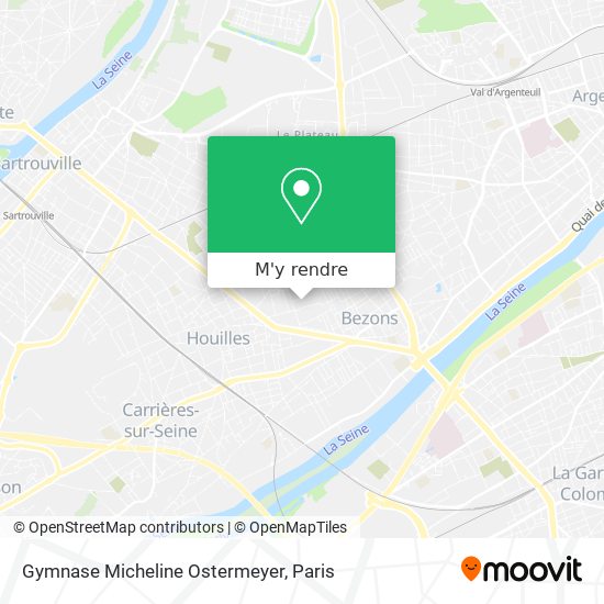Gymnase Micheline Ostermeyer plan