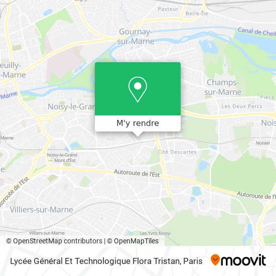 Lycée Général Et Technologique Flora Tristan plan