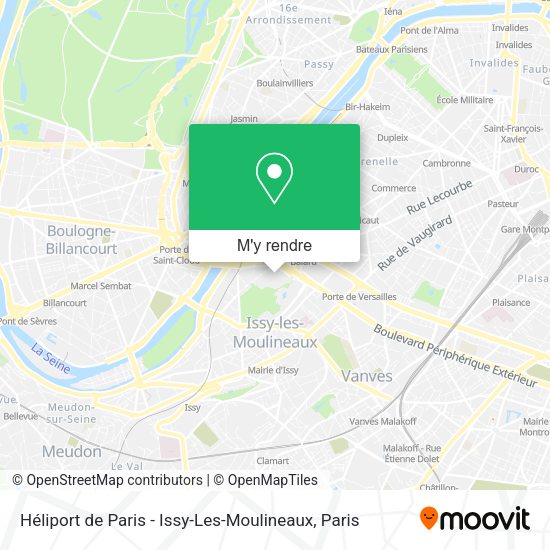 Héliport de Paris - Issy-Les-Moulineaux plan