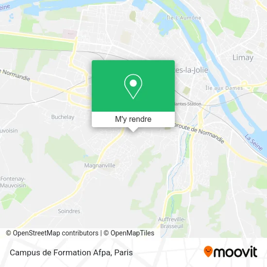 Campus de Formation Afpa plan