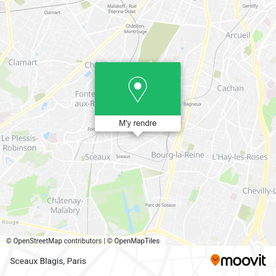 Sceaux Blagis plan