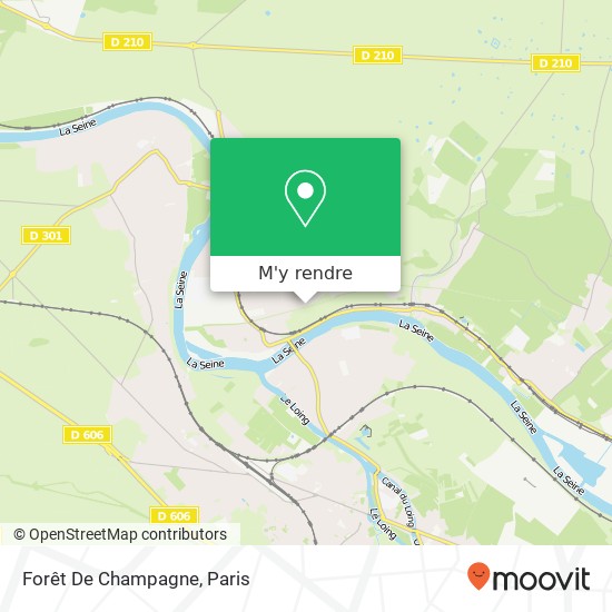 Forêt De Champagne plan