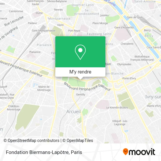 Fondation Biermans-Lapôtre plan