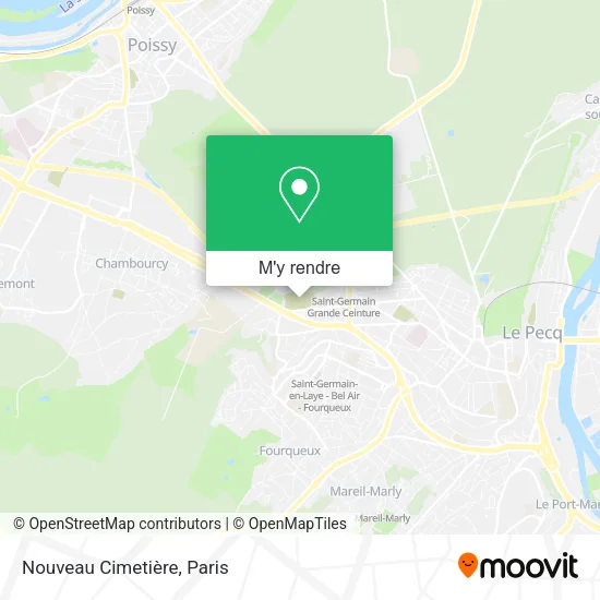 Nouveau Cimetière plan