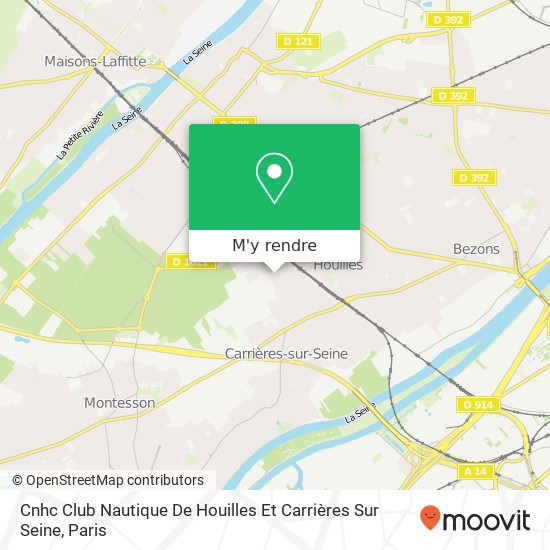 Cnhc Club Nautique De Houilles Et Carrières Sur Seine plan