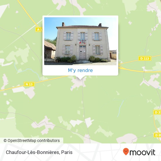 Chaufour-Lès-Bonnières plan