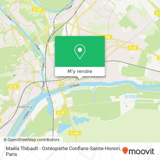 Maéla Thibault - Ostéopathe Conflans-Sainte-Honori plan