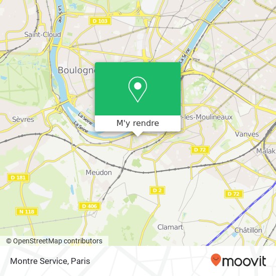 Montre Service plan