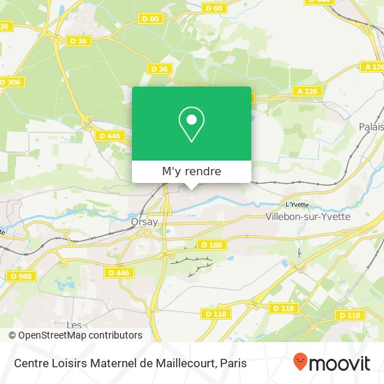 Centre Loisirs Maternel de Maillecourt plan