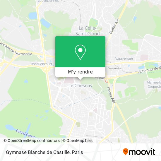 Gymnase Blanche de Castille plan