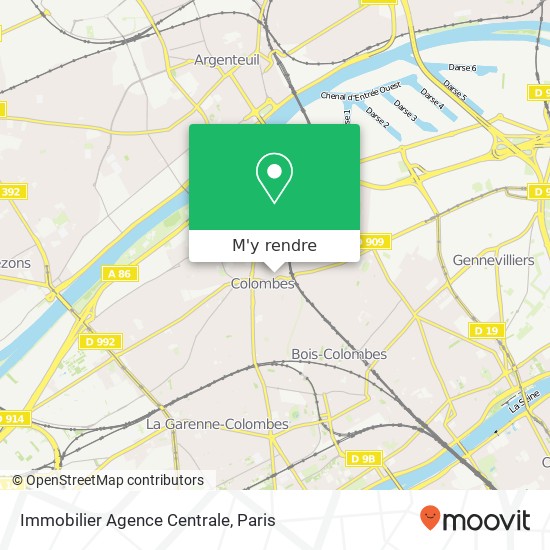 Immobilier Agence Centrale plan