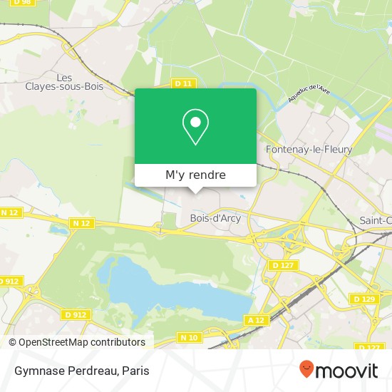 Gymnase Perdreau plan