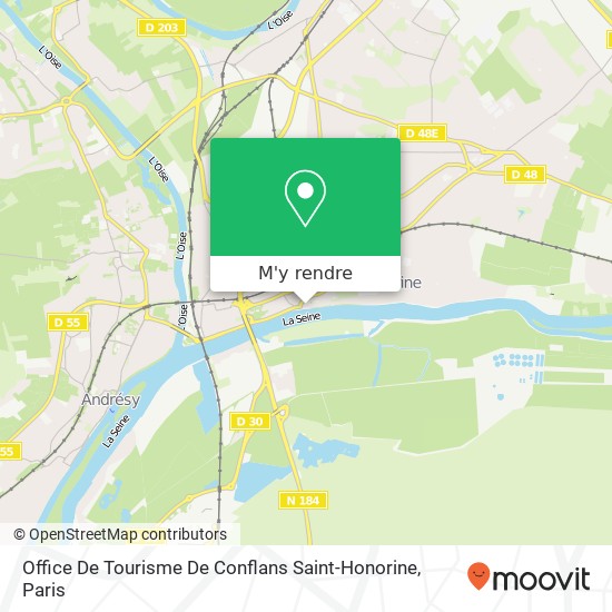 Office De Tourisme De Conflans Saint-Honorine plan