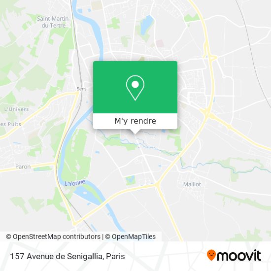 157 Avenue de Senigallia plan