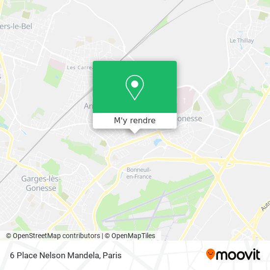 6 Place Nelson Mandela plan