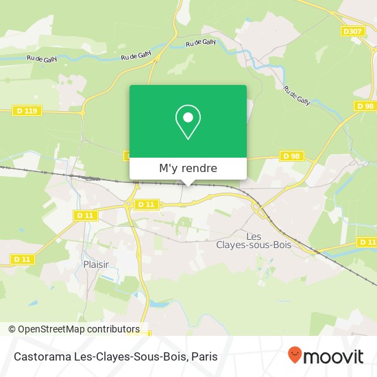 Castorama Les-Clayes-Sous-Bois plan