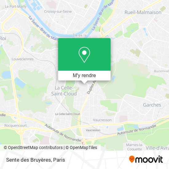 Sente des Bruyères plan