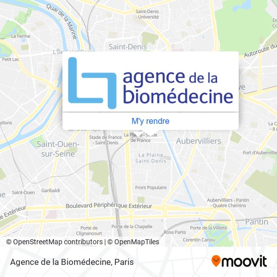 Agence de la Biomédecine plan