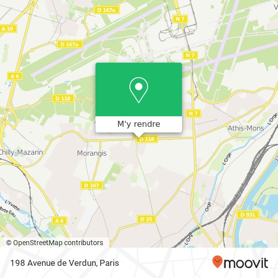 198 Avenue de Verdun plan