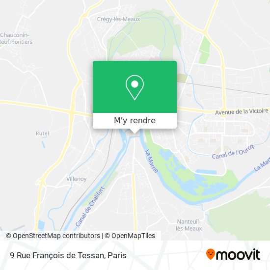 9 Rue François de Tessan plan