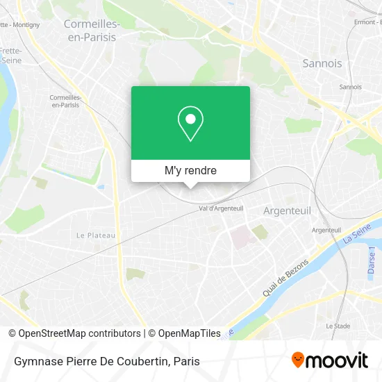 Gymnase Pierre De Coubertin plan