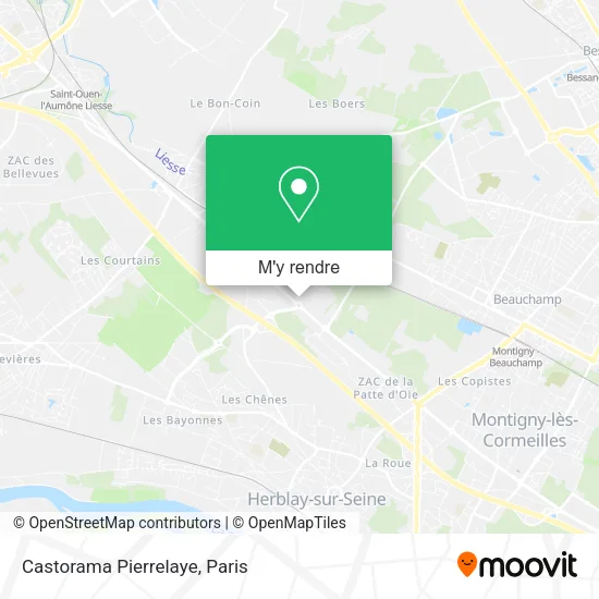 Castorama Pierrelaye plan