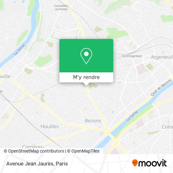 Avenue Jean Jaurès plan