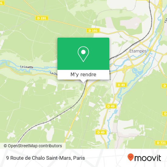 9 Route de Chalo Saint-Mars plan