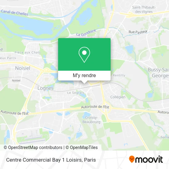 Centre Commercial Bay 1 Loisirs plan