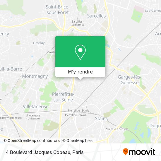 4 Boulevard Jacques Copeau plan