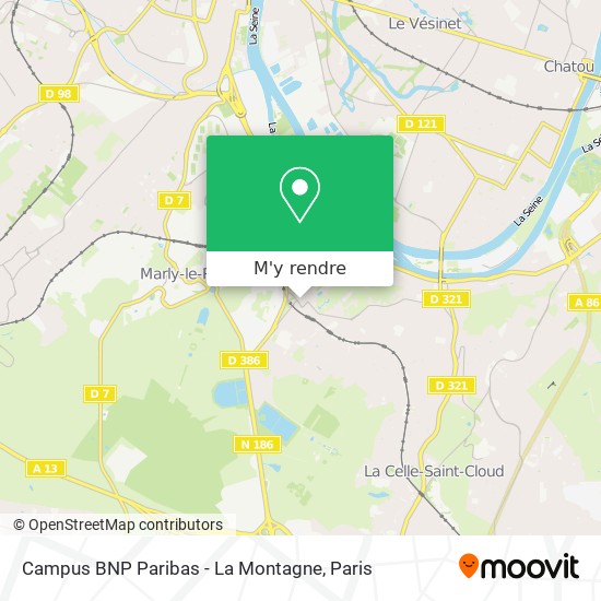 Campus BNP Paribas - La Montagne plan