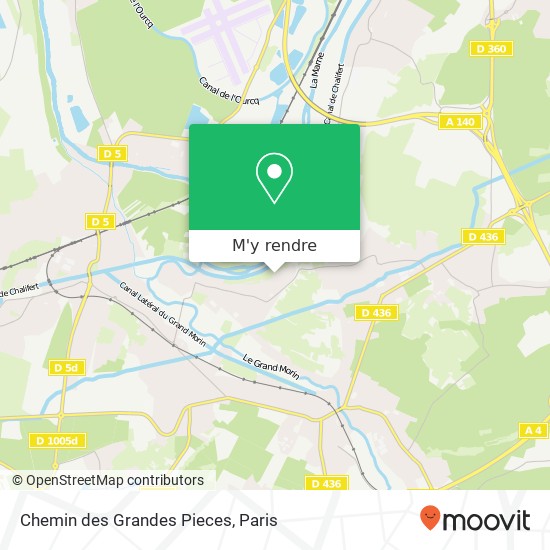 Chemin des Grandes Pieces plan