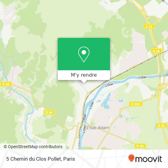 5 Chemin du Clos Pollet plan