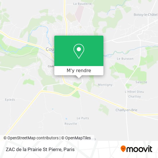 ZAC de la Prairie St Pierre plan