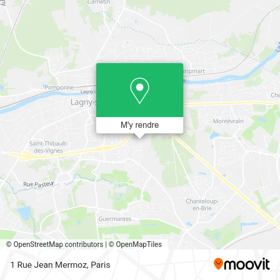 1 Rue Jean Mermoz plan